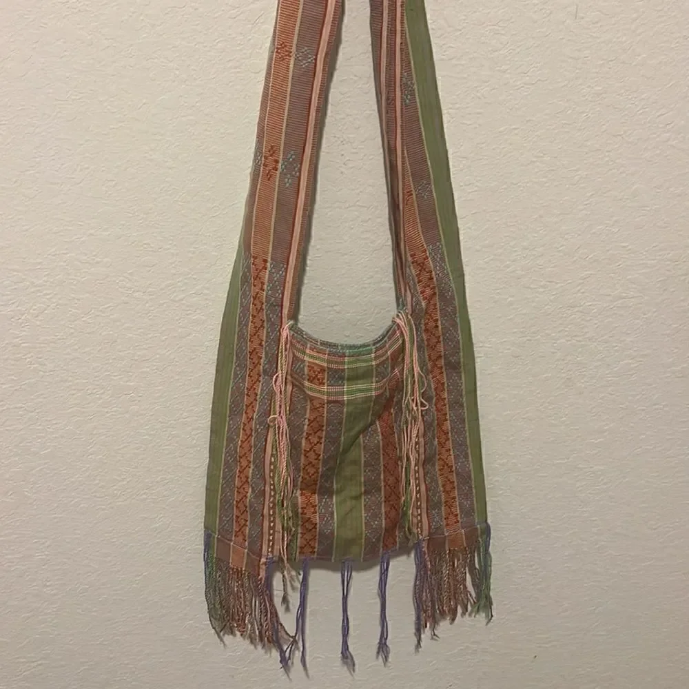 Bohemian Style Purse Tote Bum Bag - Fringe - Purchased in PERU - NEW Never Used